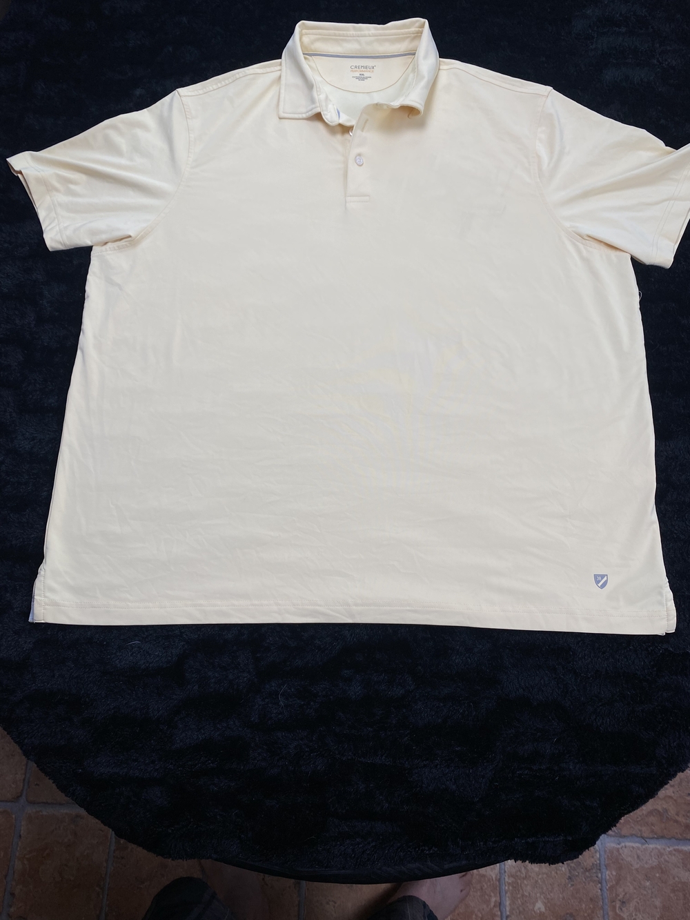 Daniel Cremieux Pale Cream Short-Sleeve Polo
